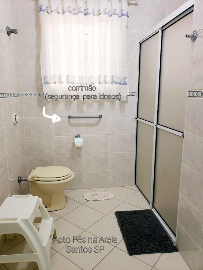 Apartamento Pes Na Areia سانتوس المظهر الخارجي الصورة